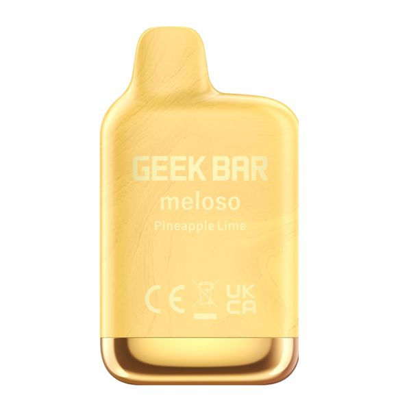 Geek Bar Meloso Mini 1500 Pineapple Lime Disposable Vape - Black Coral